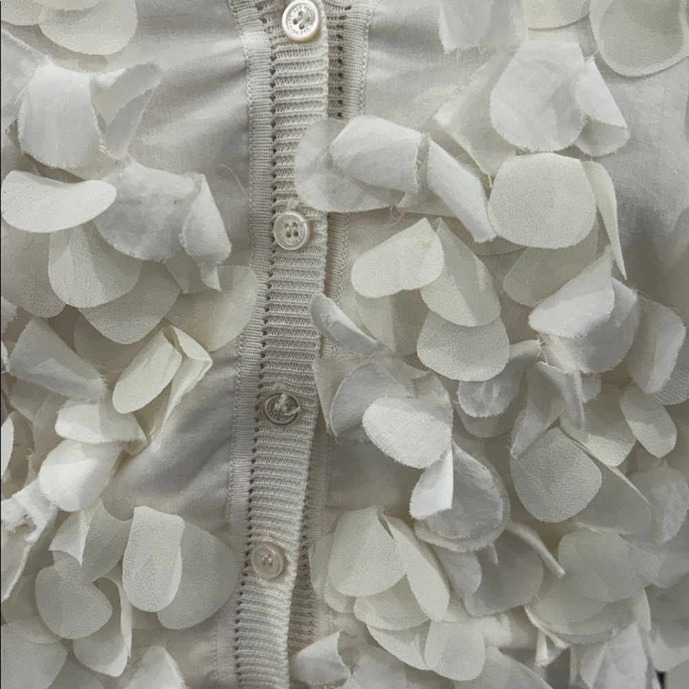Les Copains Spa 3-D floral cardigan and skirt set - Picture 6 of 16